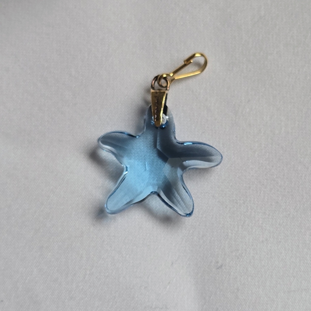 Alex and Ani Starfish, Powder Blue, Chain Station Charm.  New In Box